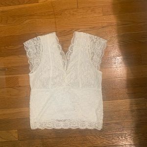 White Lace Blouse